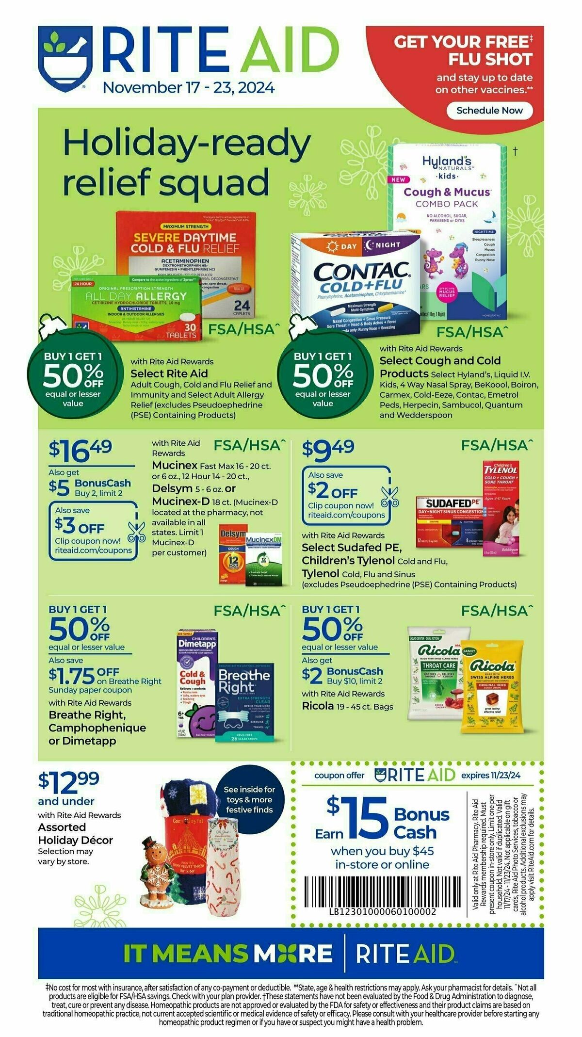 Rite Aid Weekly Ad from November 17