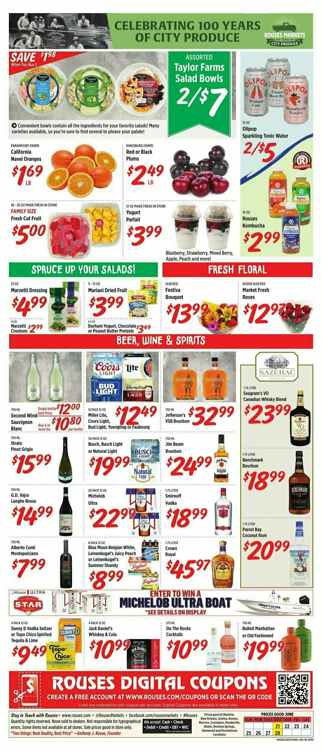 Rouses Markets Weekly Ad from June 21