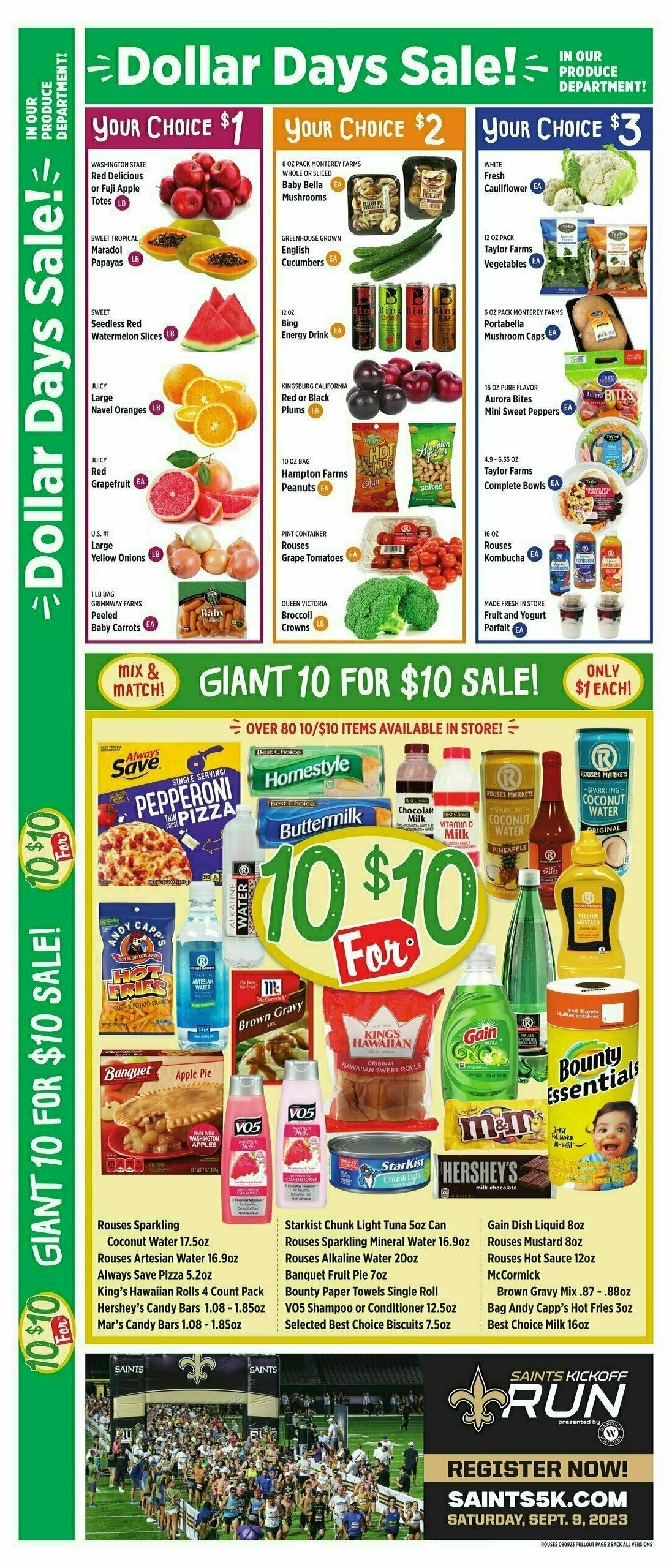 Rouses Markets Weekly Ad from August 9