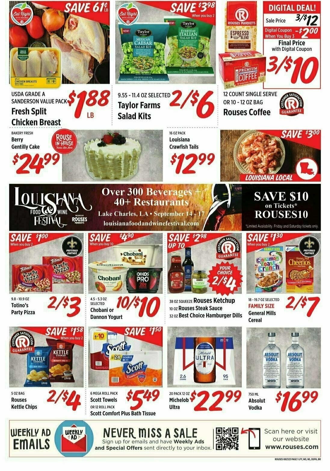 Rouses Markets Weekly Ad from August 23