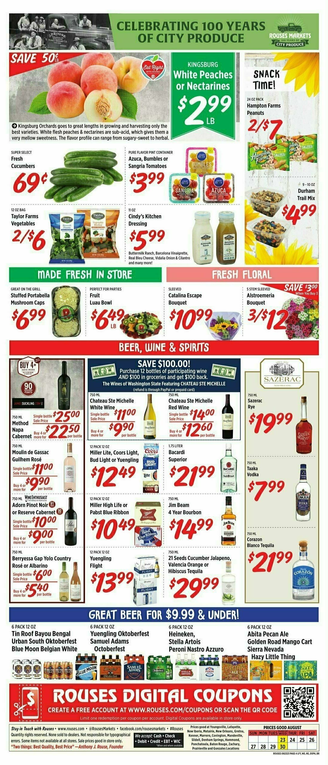 Rouses Markets Weekly Ad from August 23