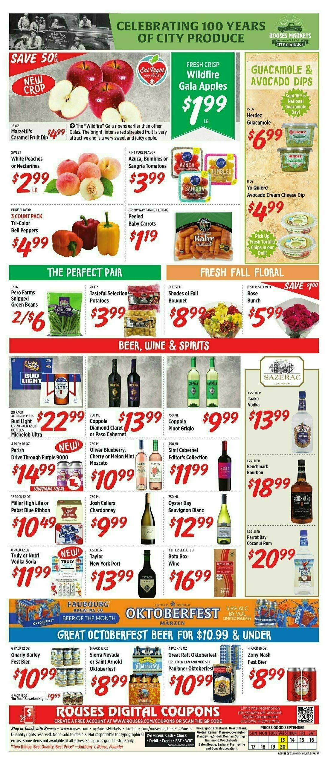 Rouses Markets Weekly Ad from September 13