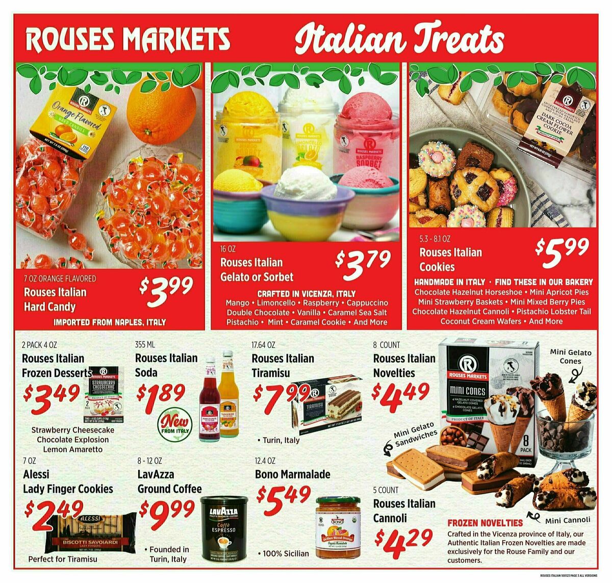 Rouses Markets Authentic Italian Weekly Ad from September 27