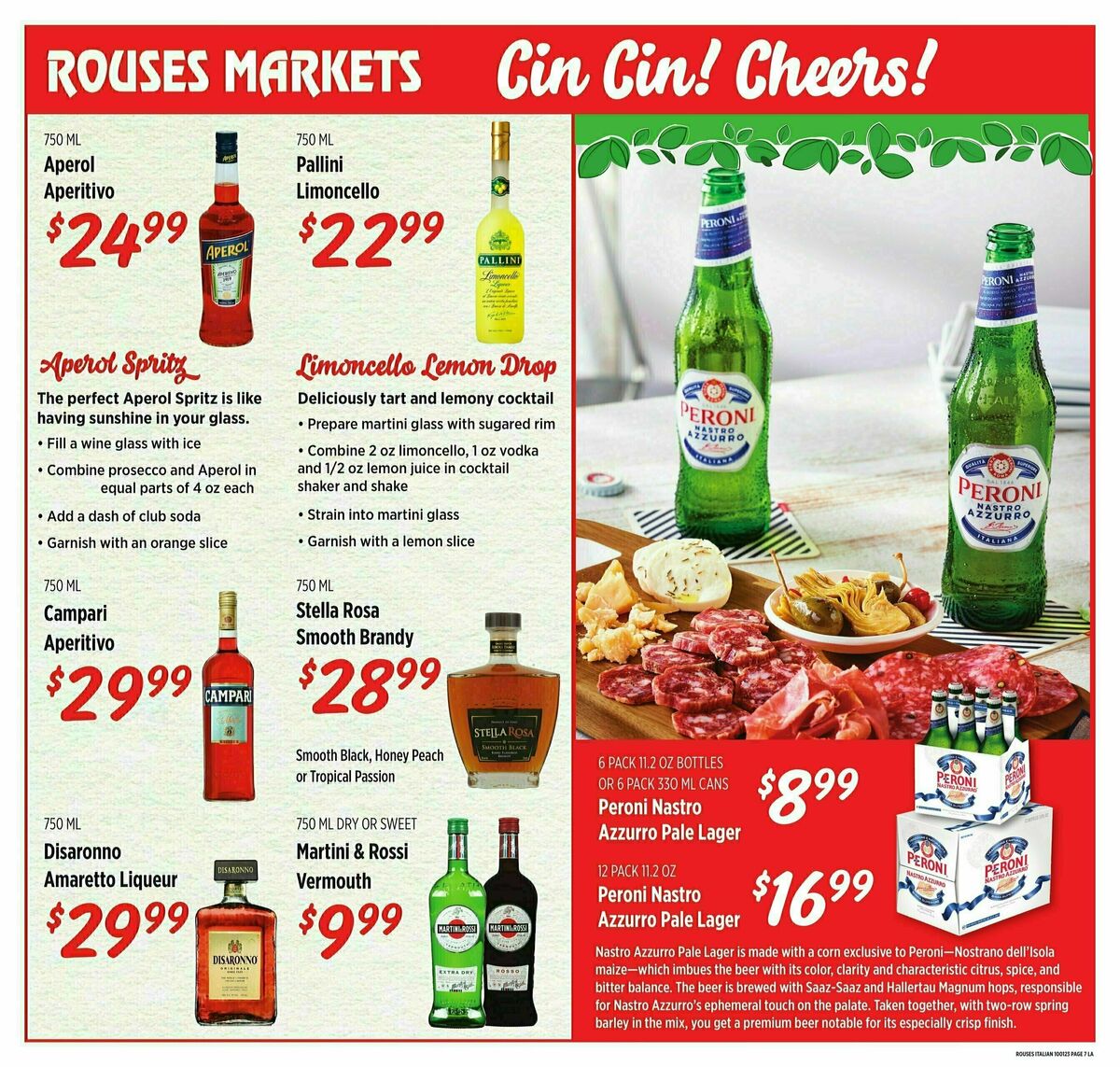 Rouses Markets Authentic Italian Weekly Ad from September 27