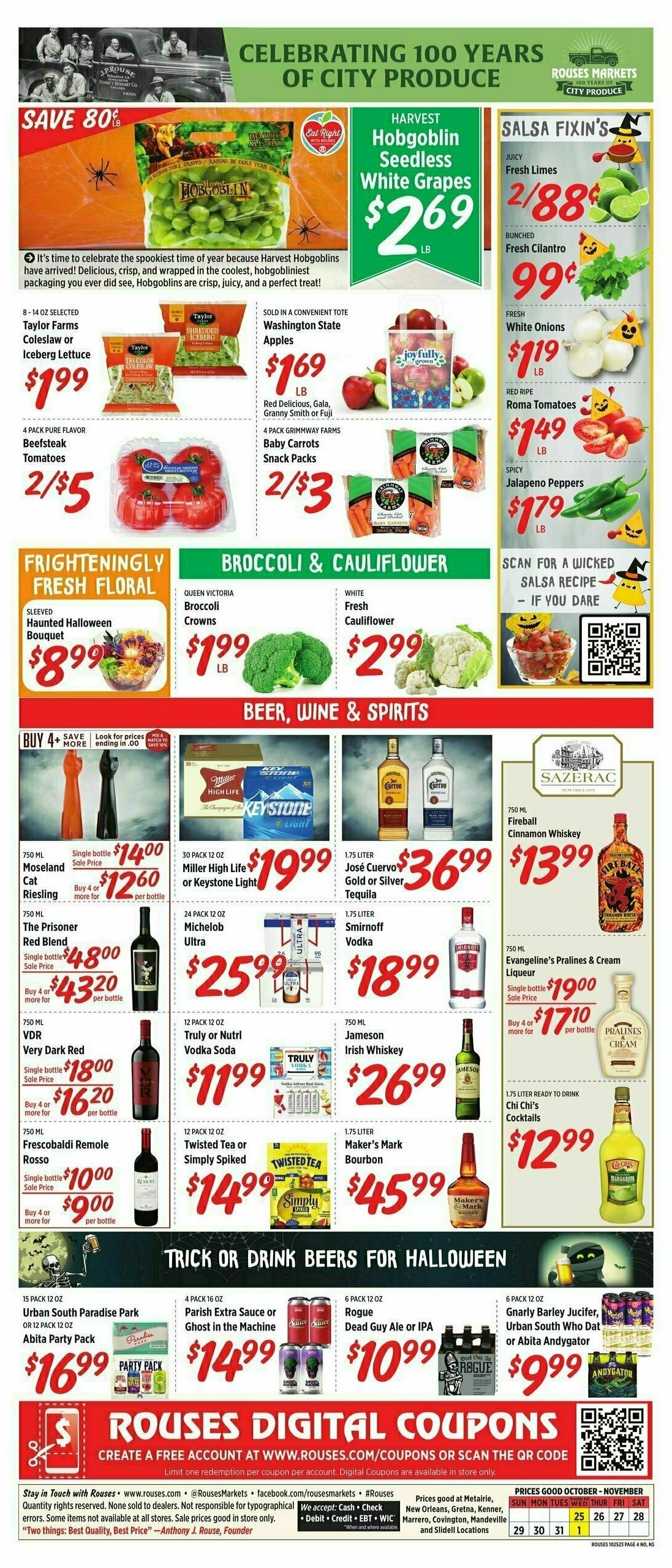 Rouses Markets Weekly Ad from October 25