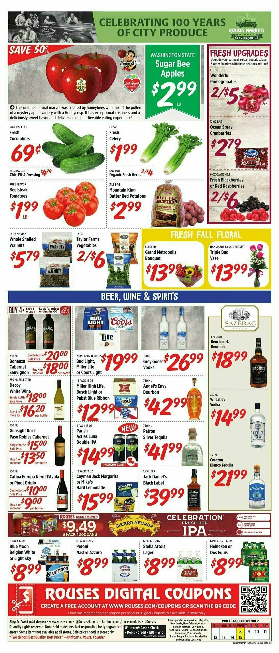 Rouses Markets Weekly Ad from November 8