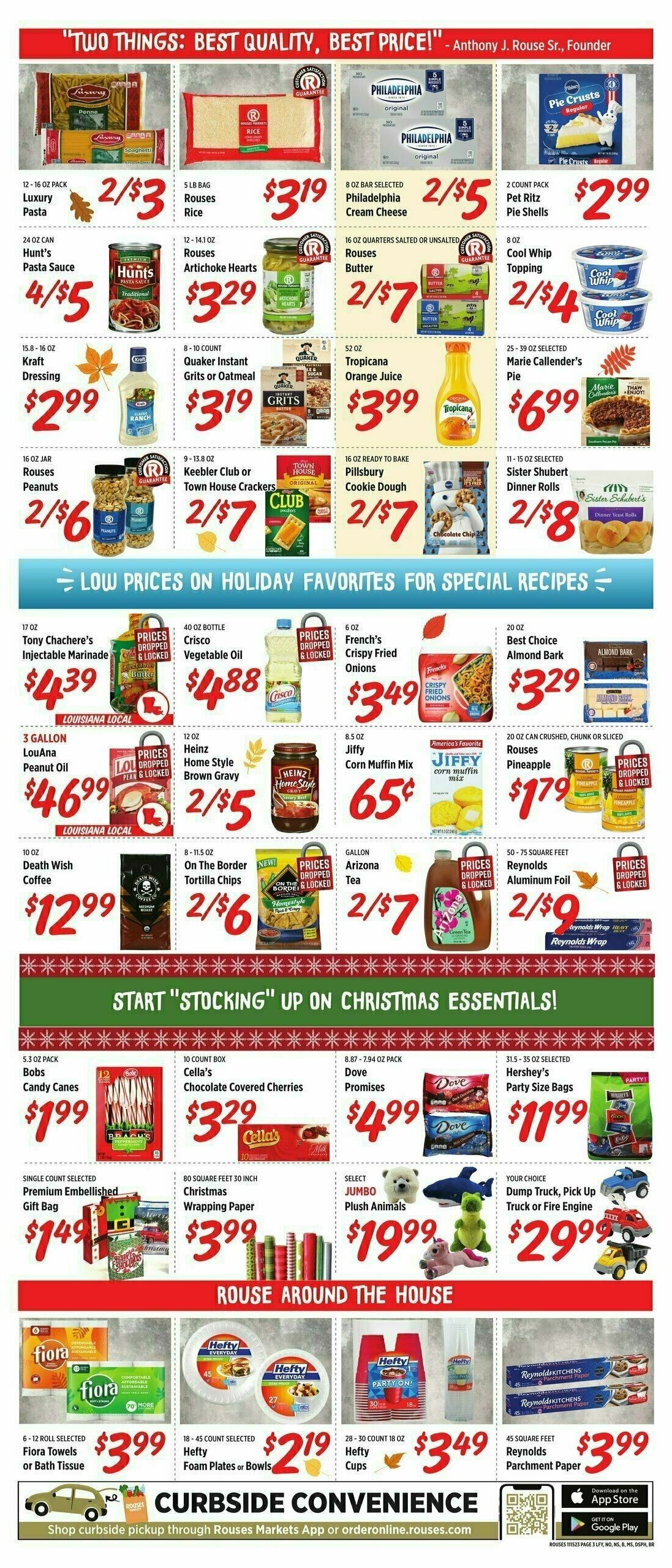 Rouses Markets Weekly Ad from November 15