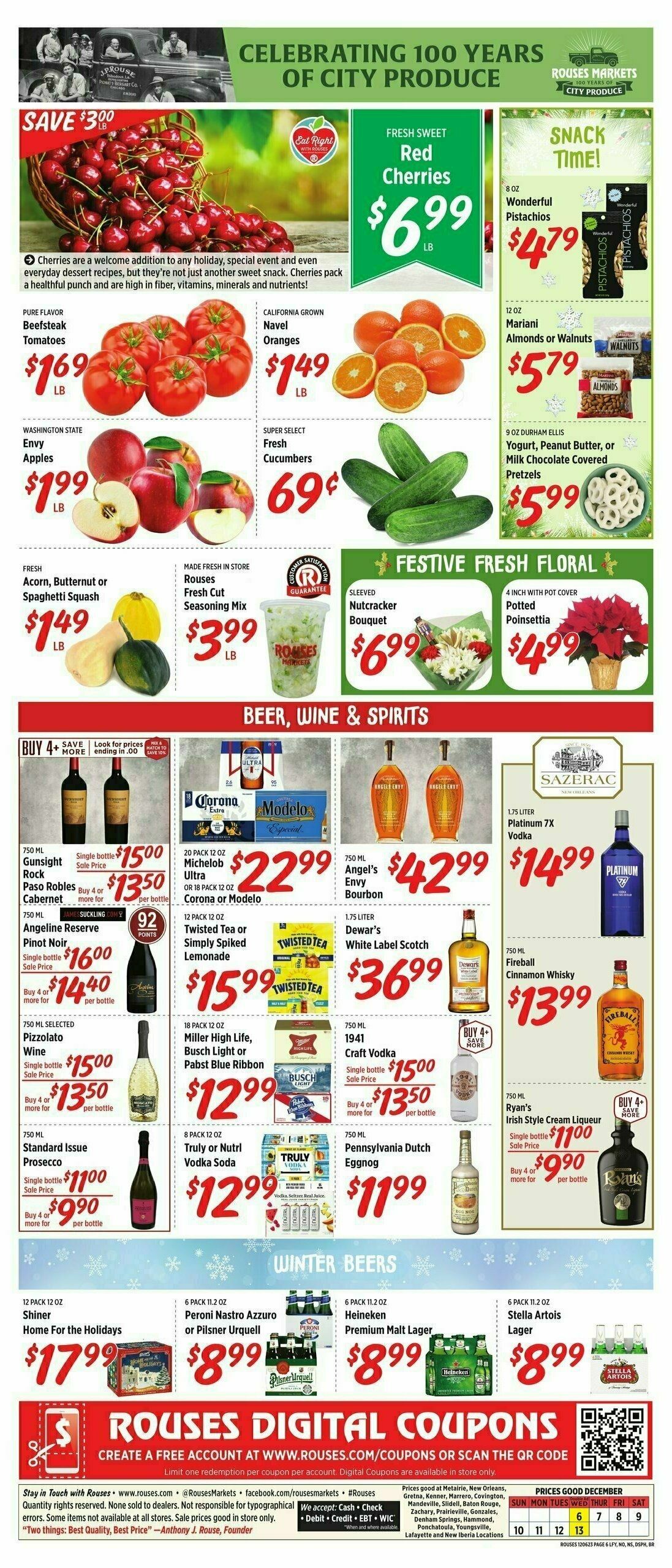 Rouses Markets Weekly Ad from December 6