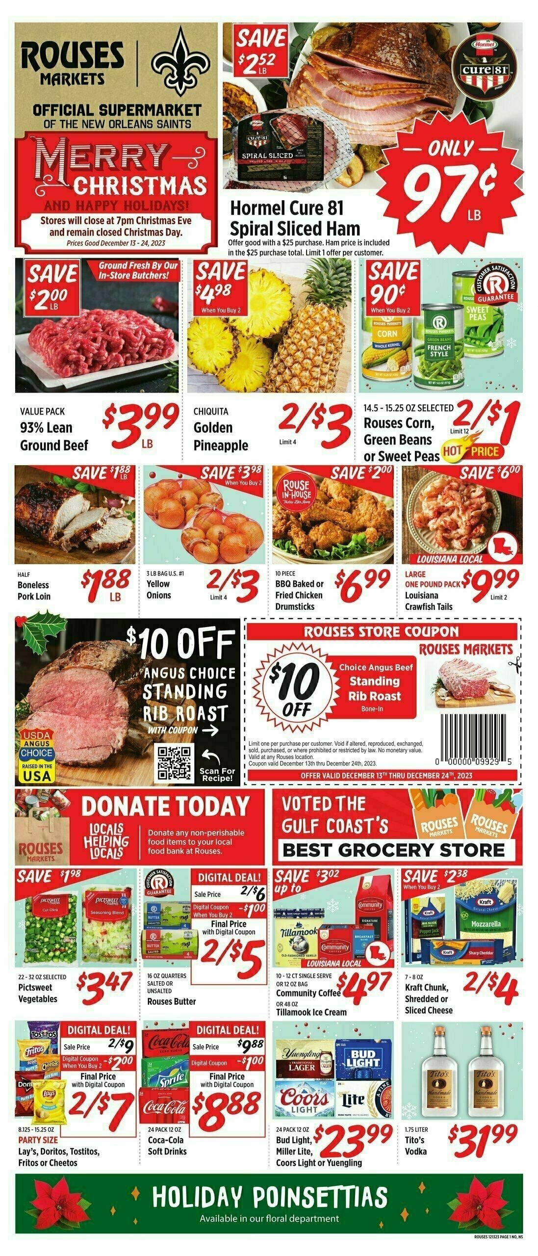 Rouses Markets Weekly Ad from December 13