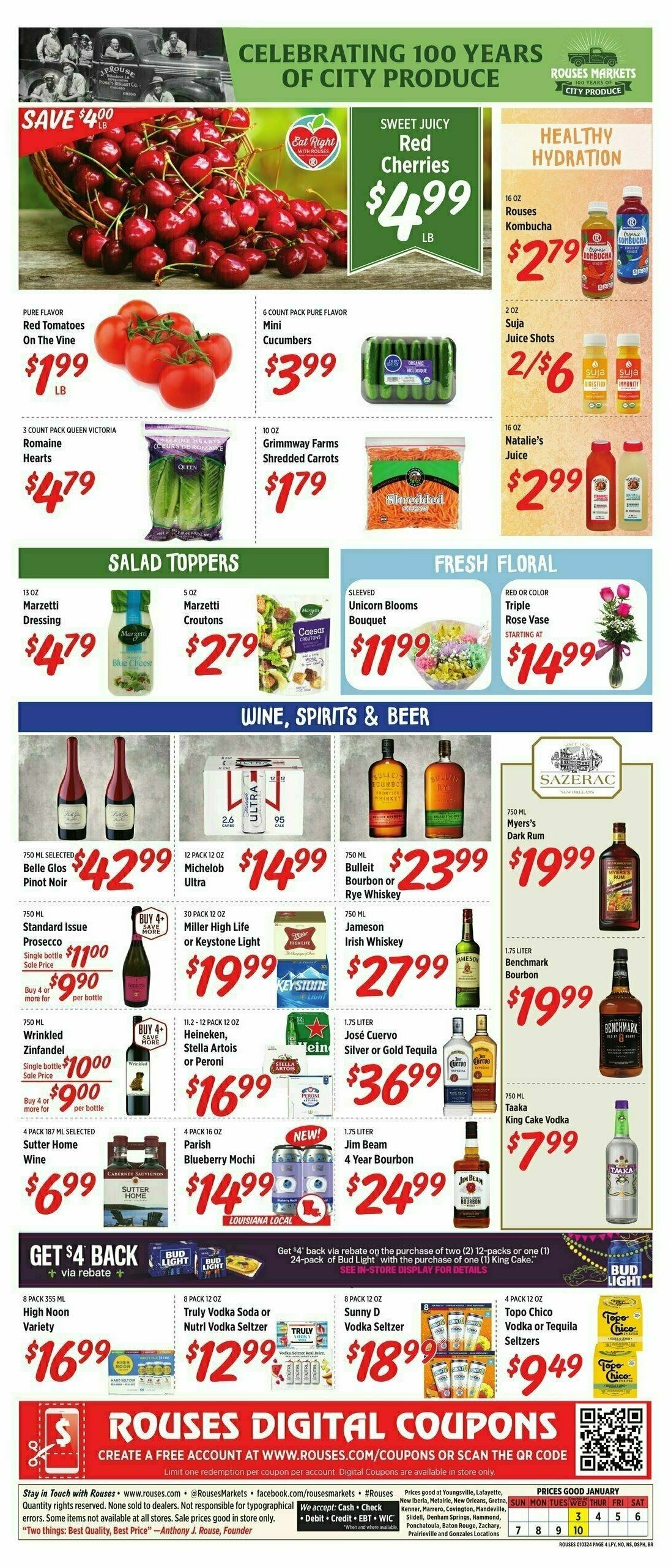 Rouses Markets Weekly Ad from January 4