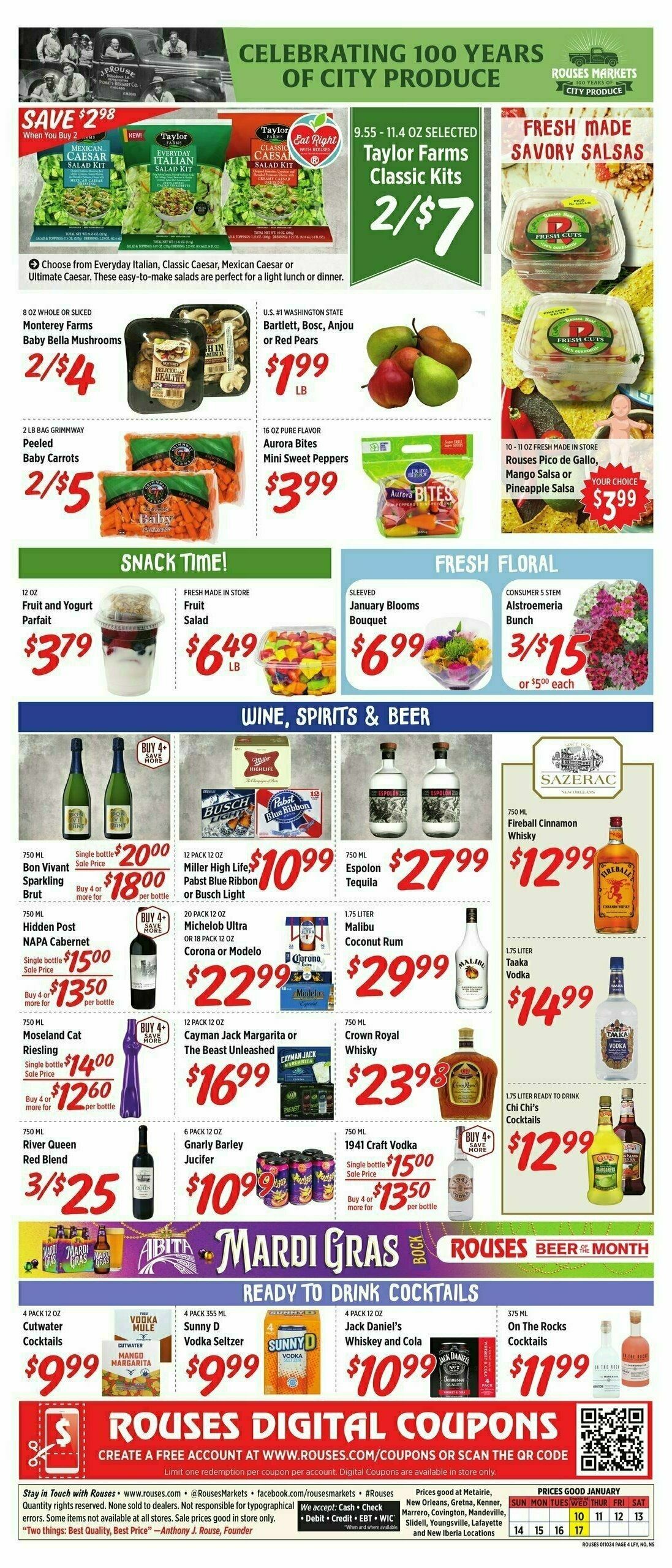 Rouses Markets Weekly Ad from January 11