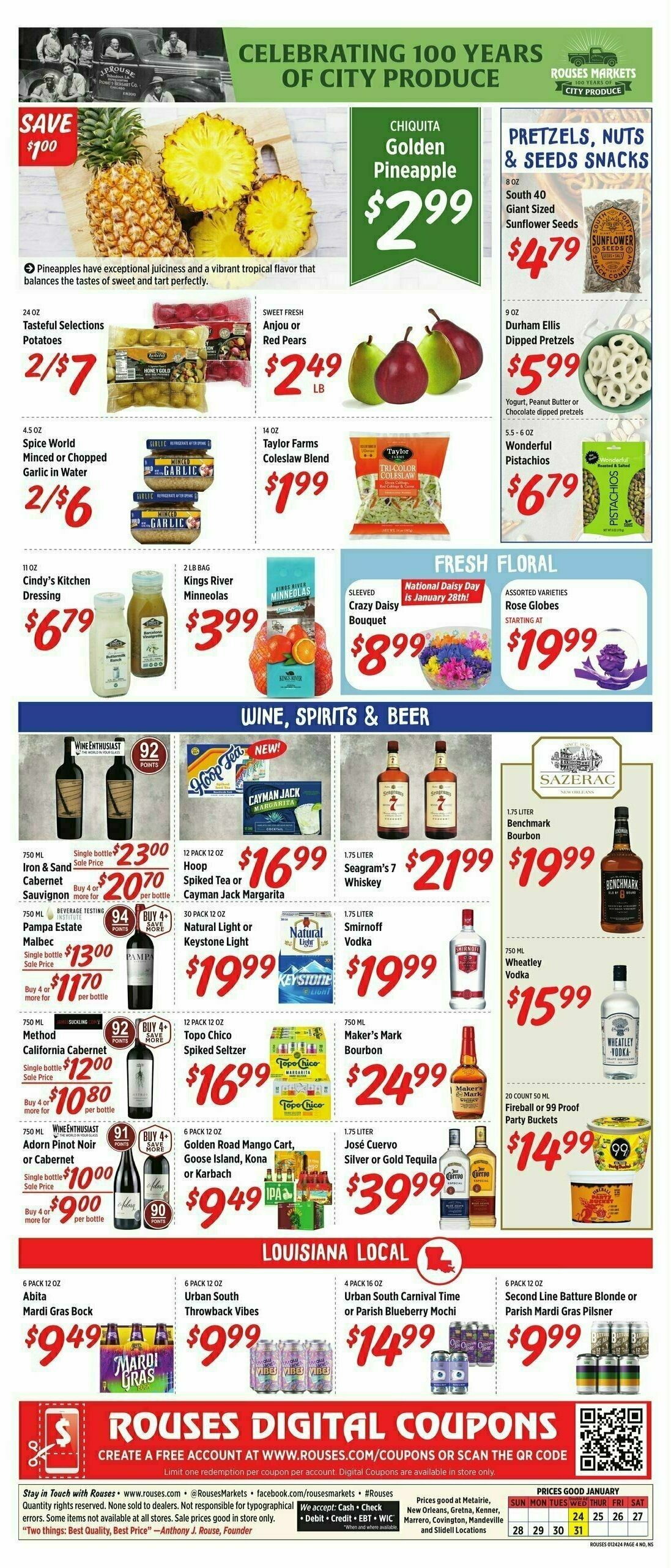 Rouses Markets Weekly Ad from January 25