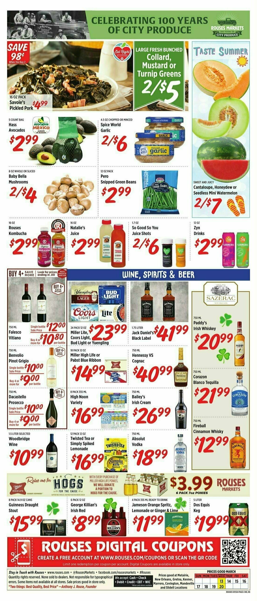 Rouses Markets Weekly Ad from March 13