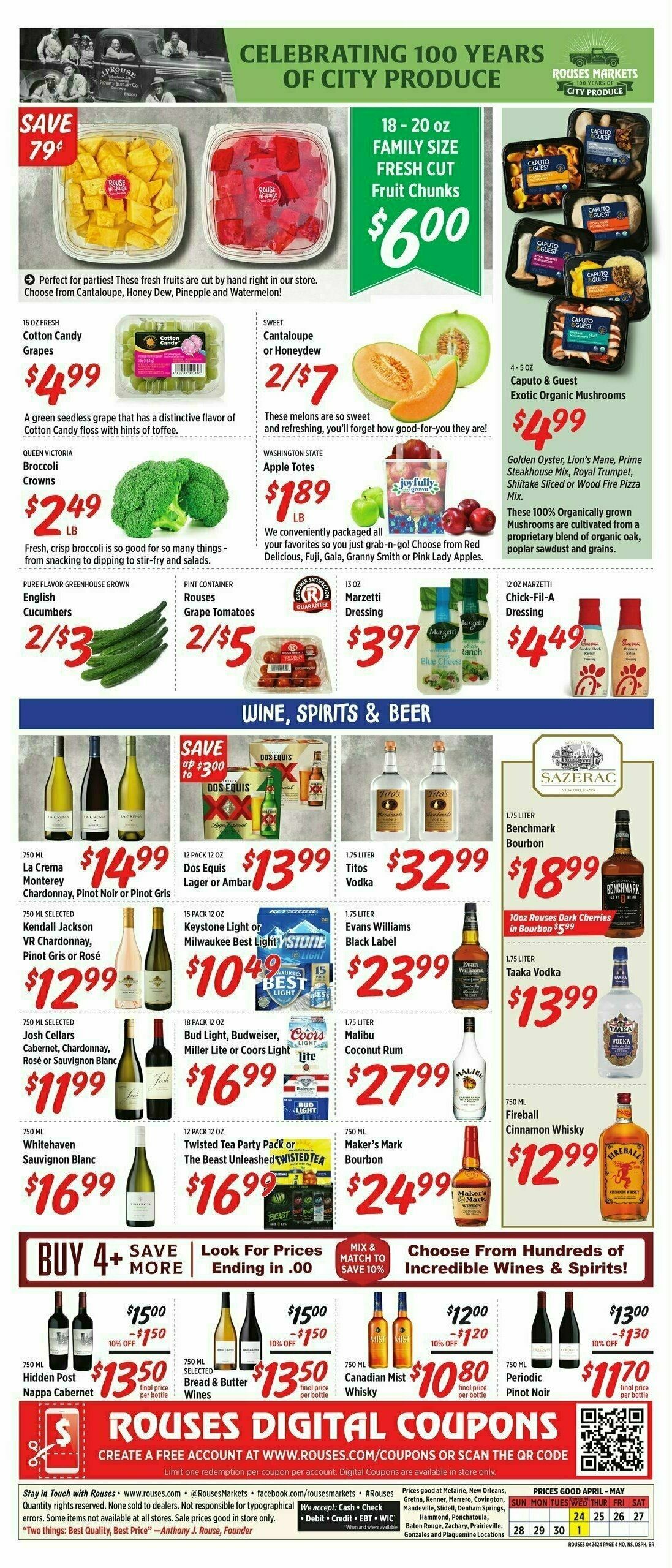 Rouses Markets Weekly Ad from April 24