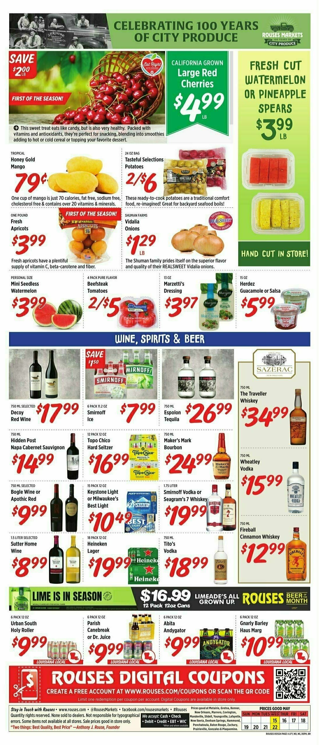 Rouses Markets Weekly Ad from May 15