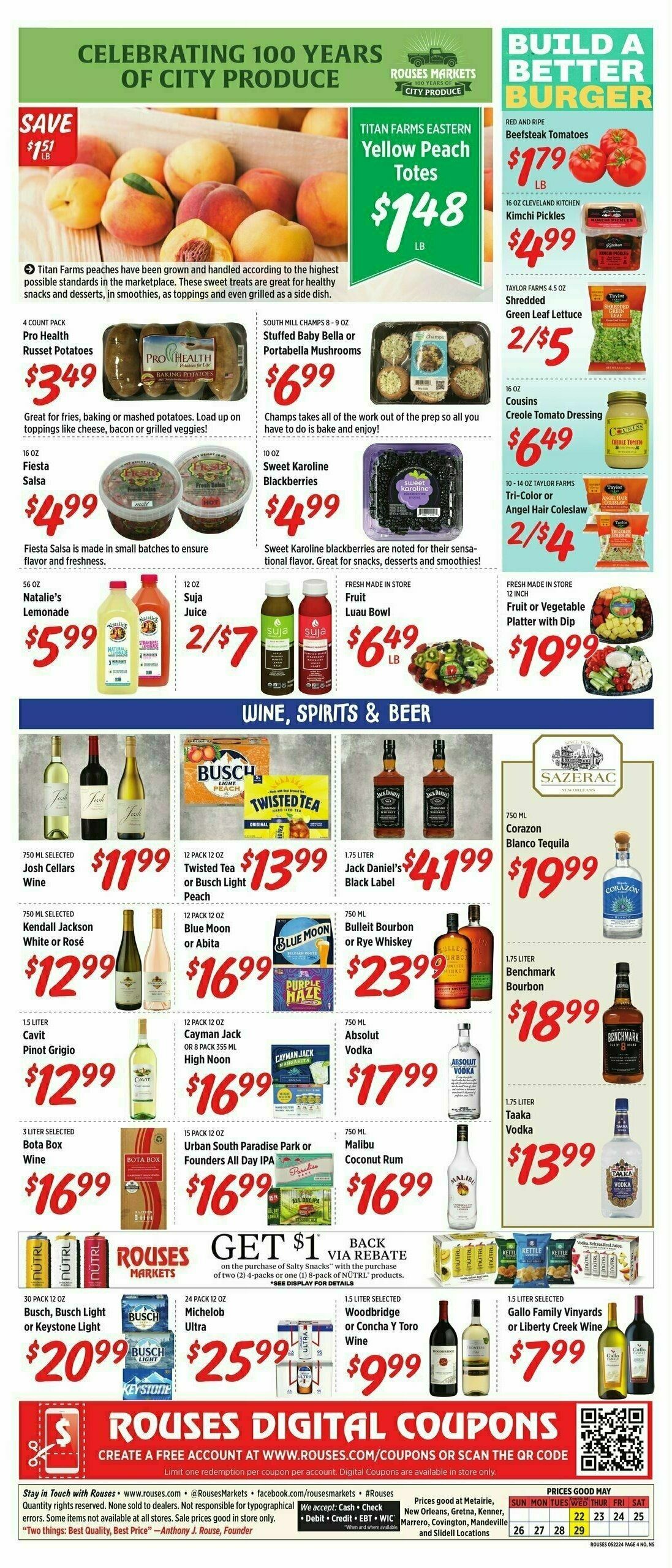 Rouses Markets Weekly Ad from May 22