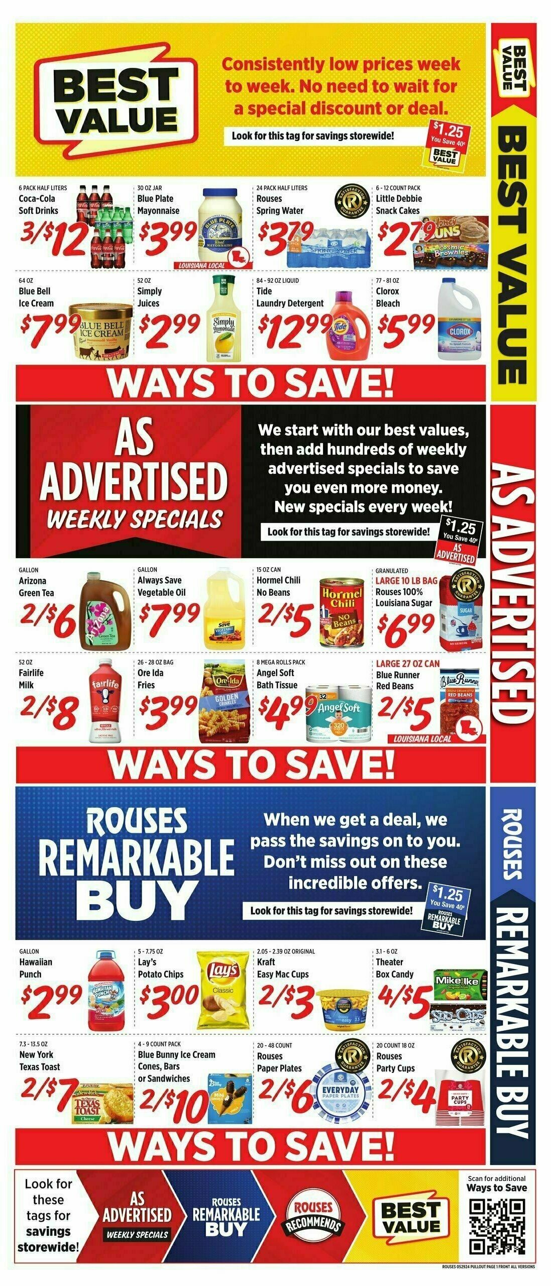 Rouses Markets Weekly Ad from May 29