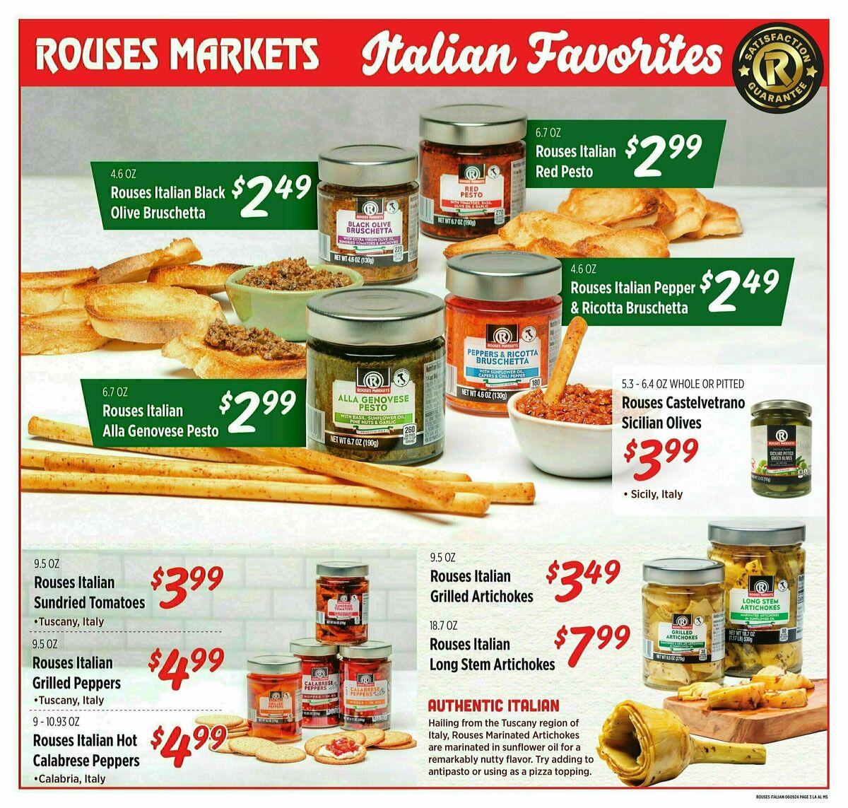 Rouses Markets Italian Summer Weekly Ad from June 5