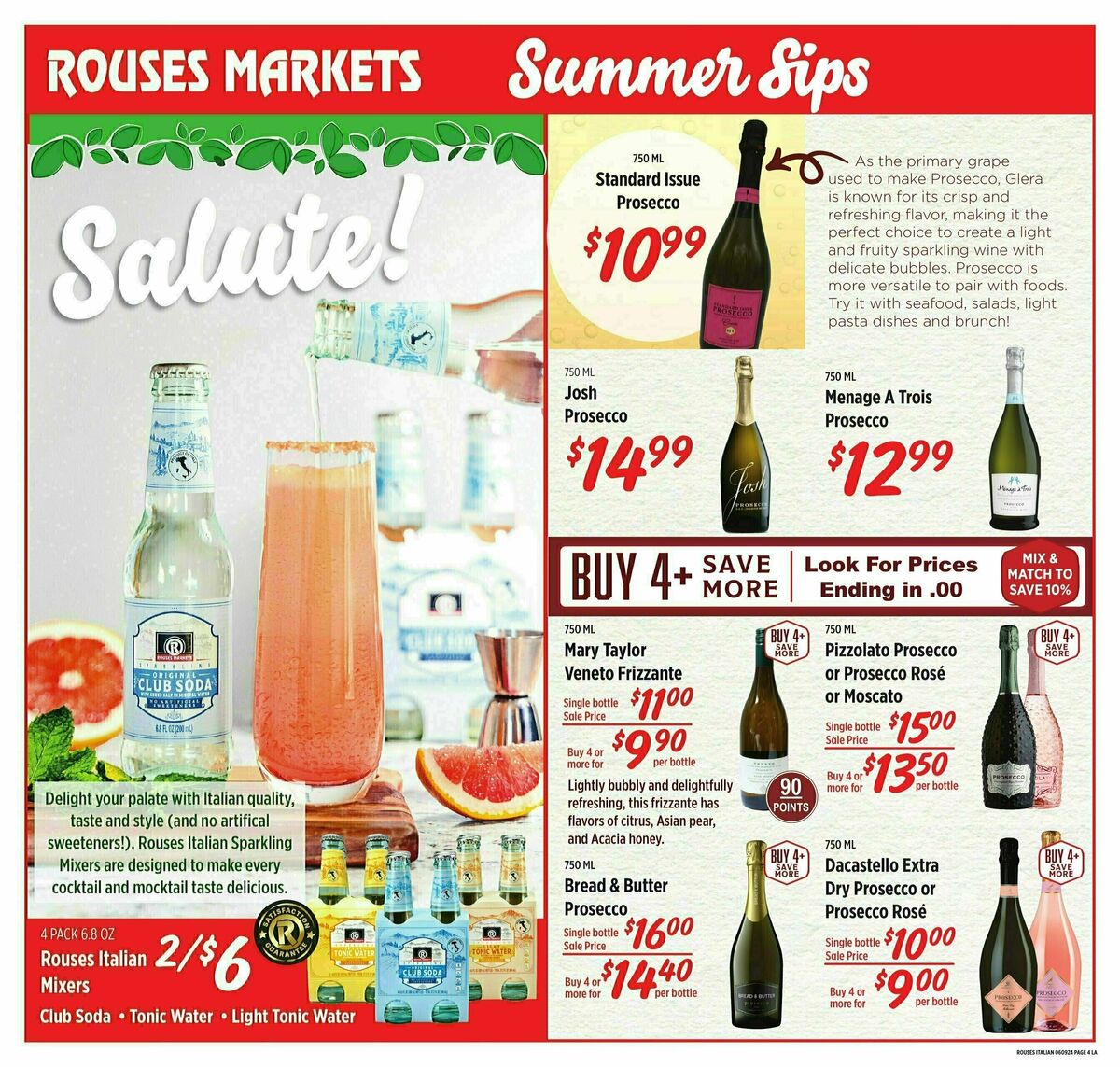 Rouses Markets Italian Summer Weekly Ad from June 5