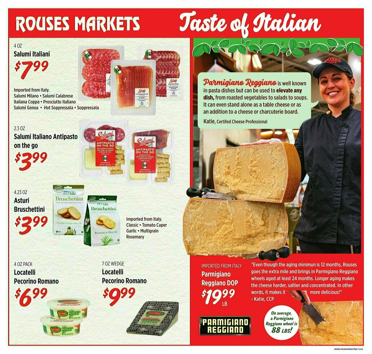 Rouses Markets Italian Summer Weekly Ad from June 5