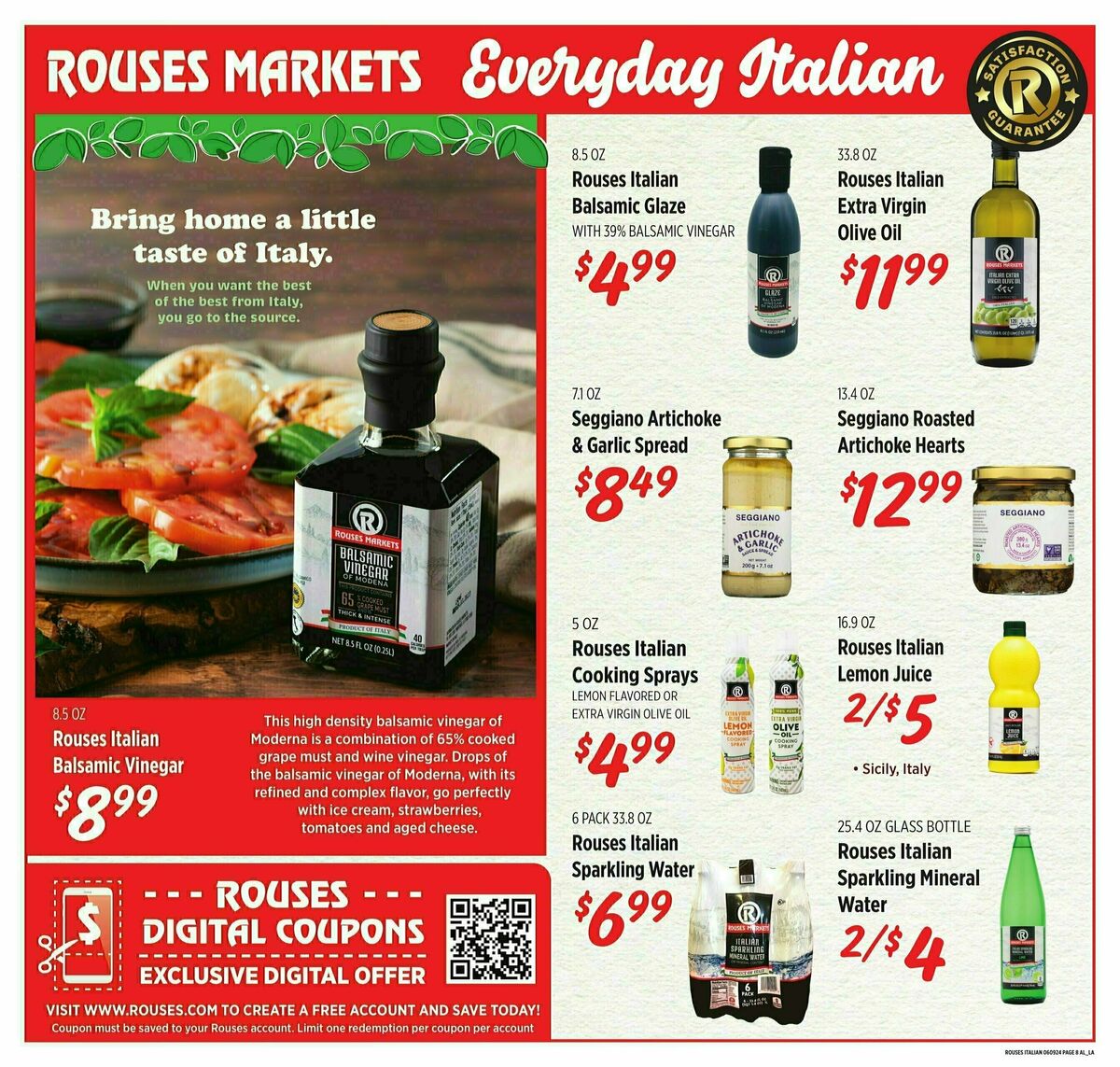 Rouses Markets Italian Summer Weekly Ad from June 5