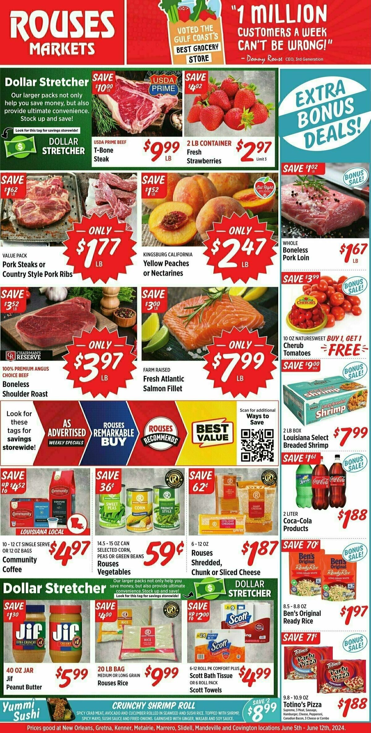 Rouses Markets Bonus Deals Weekly Ad from June 7