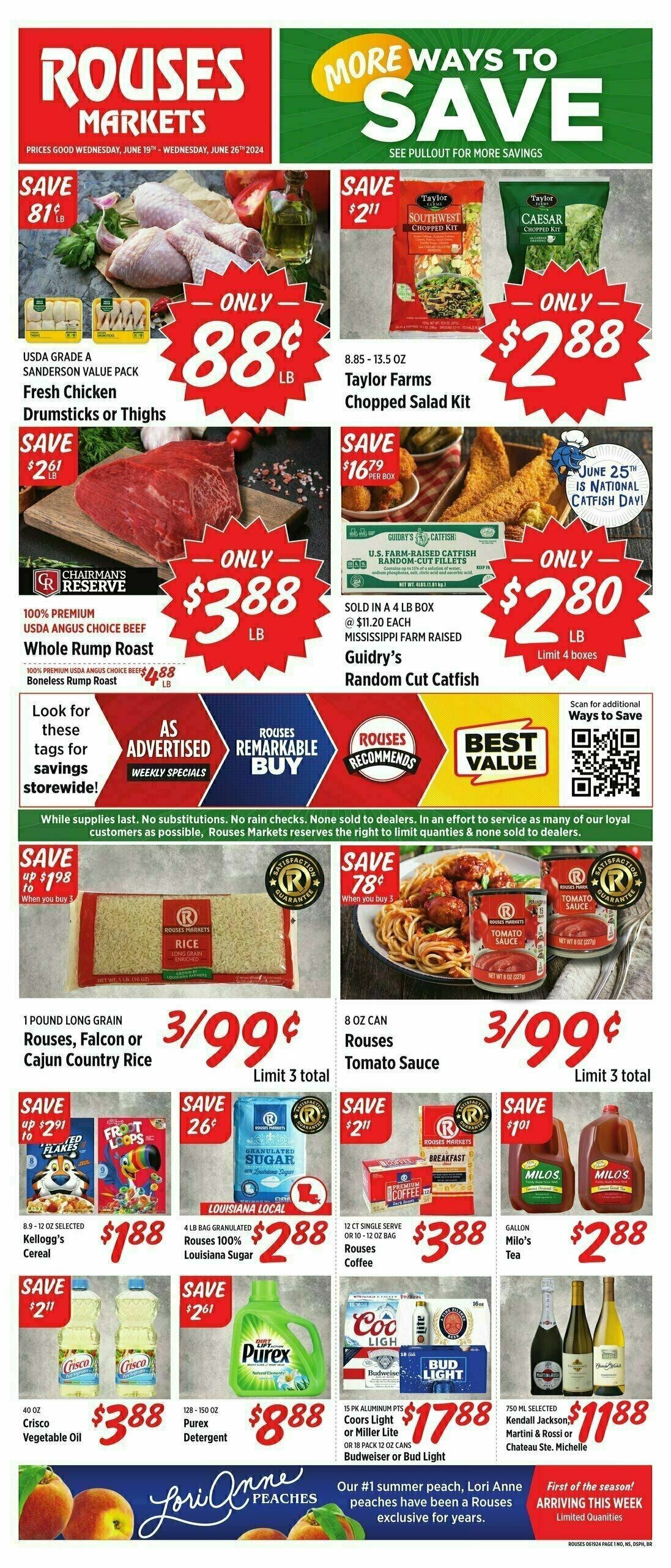 Rouses Markets Weekly Ad from June 19