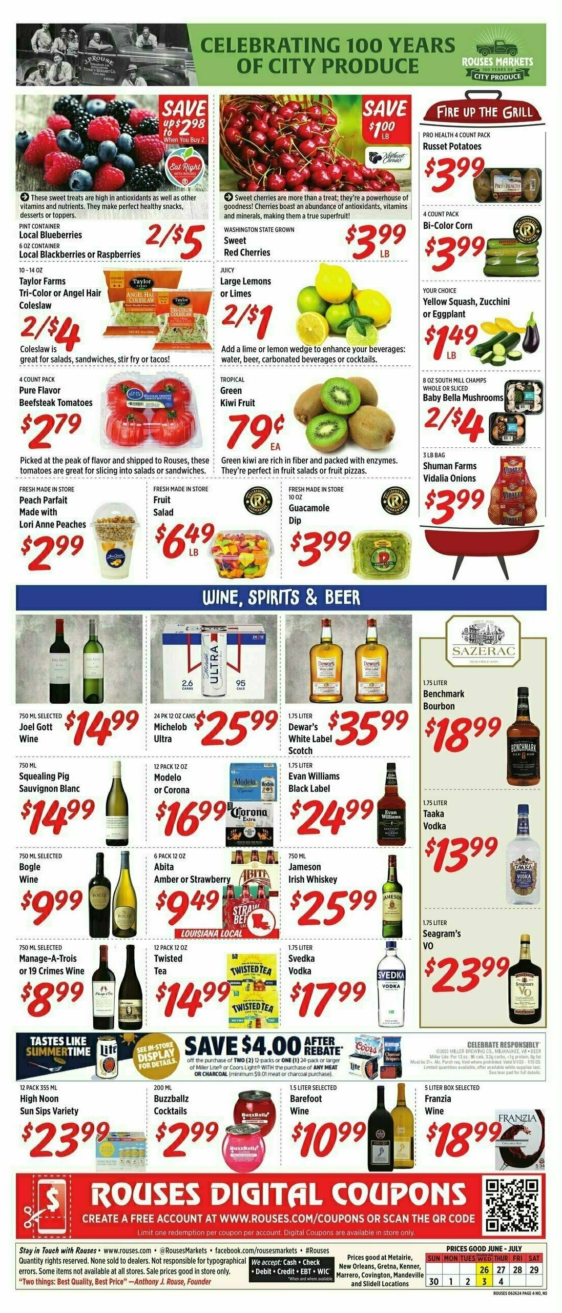 Rouses Markets Weekly Ad from June 26