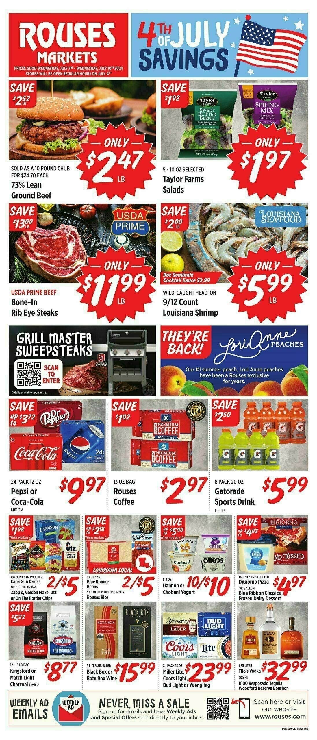 Rouses Markets Weekly Ad from July 3