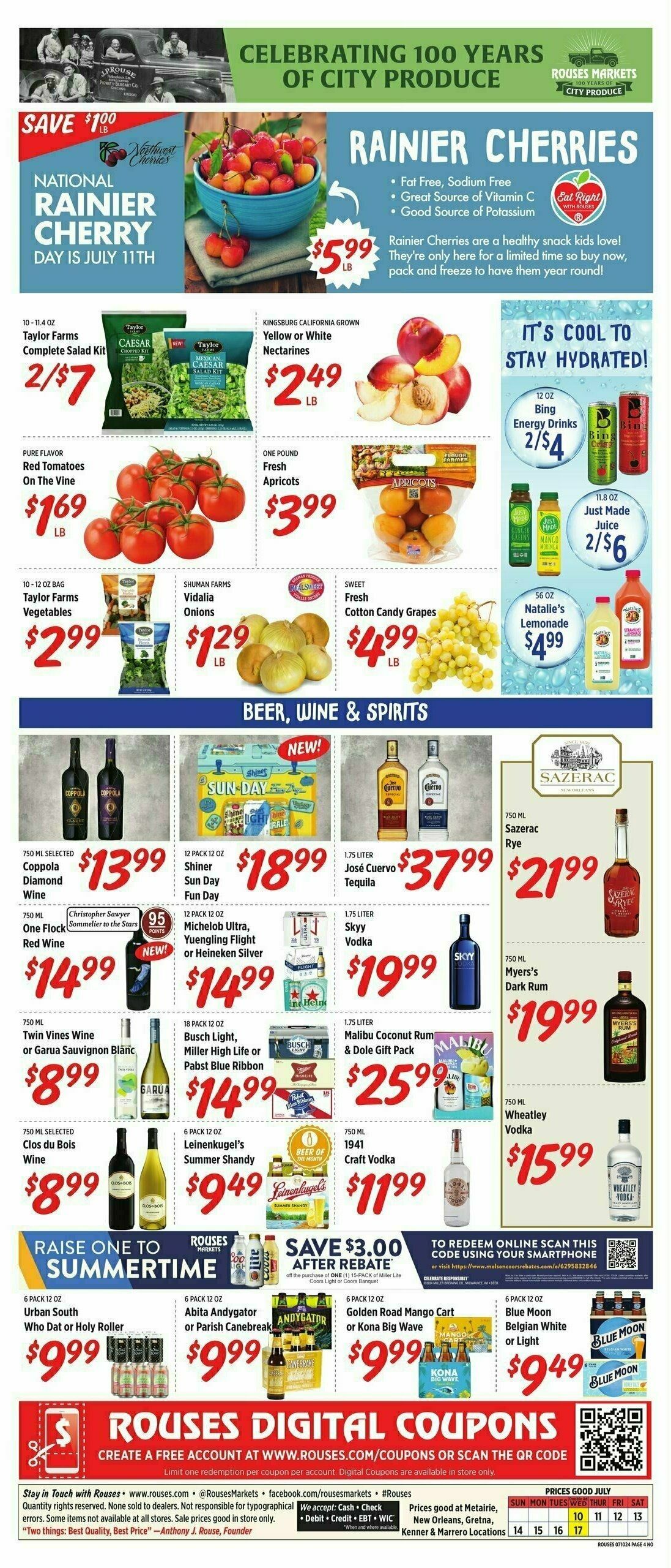 Rouses Markets Weekly Ad from July 10