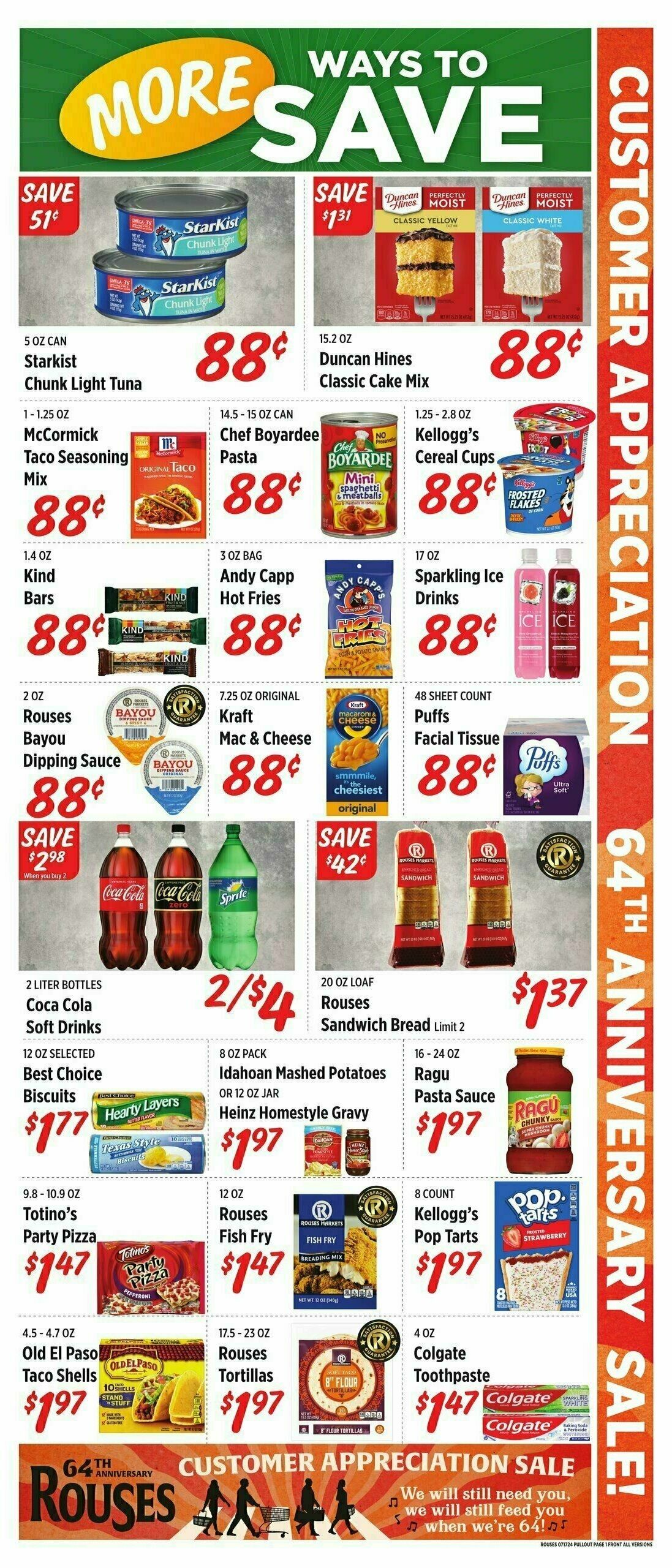 Rouses Markets Weekly Ad from July 17