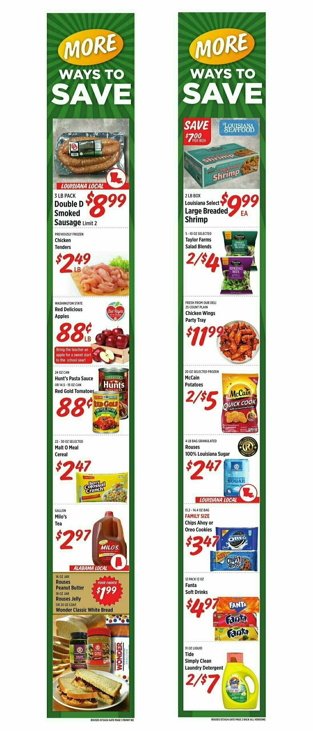 Rouses Markets Weekly Ad from July 24