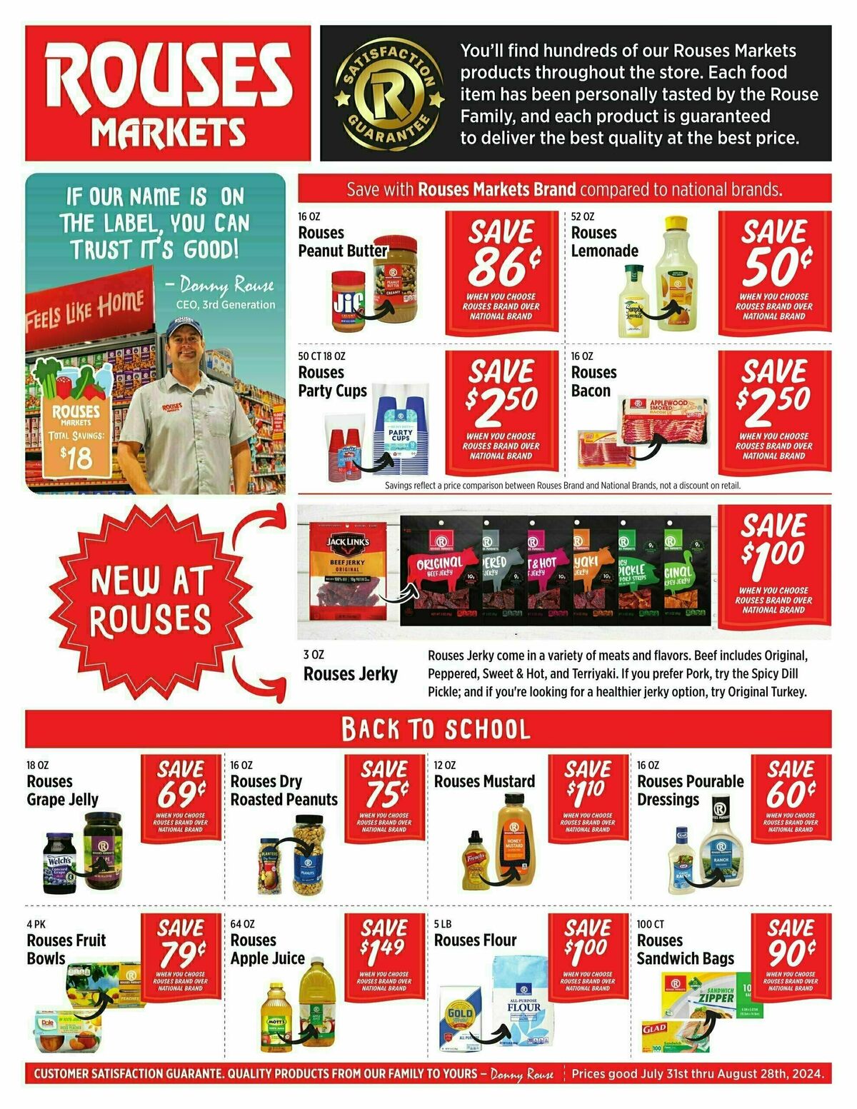 Rouses Markets Rouses Brand Weekly Ad from July 31