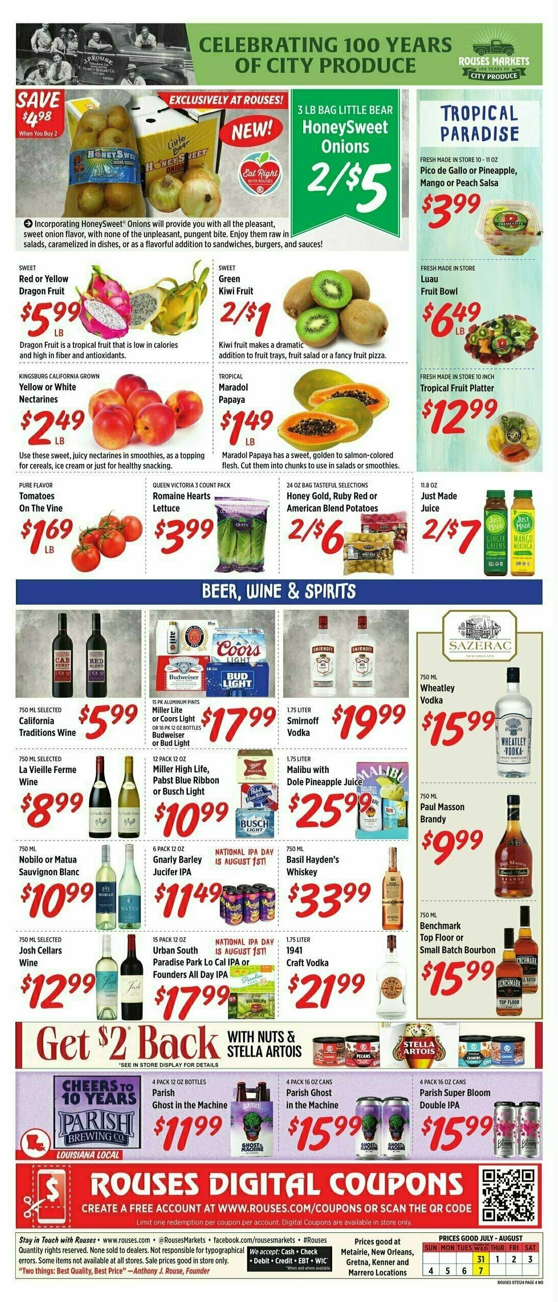 Rouses Markets Weekly Ad from July 31