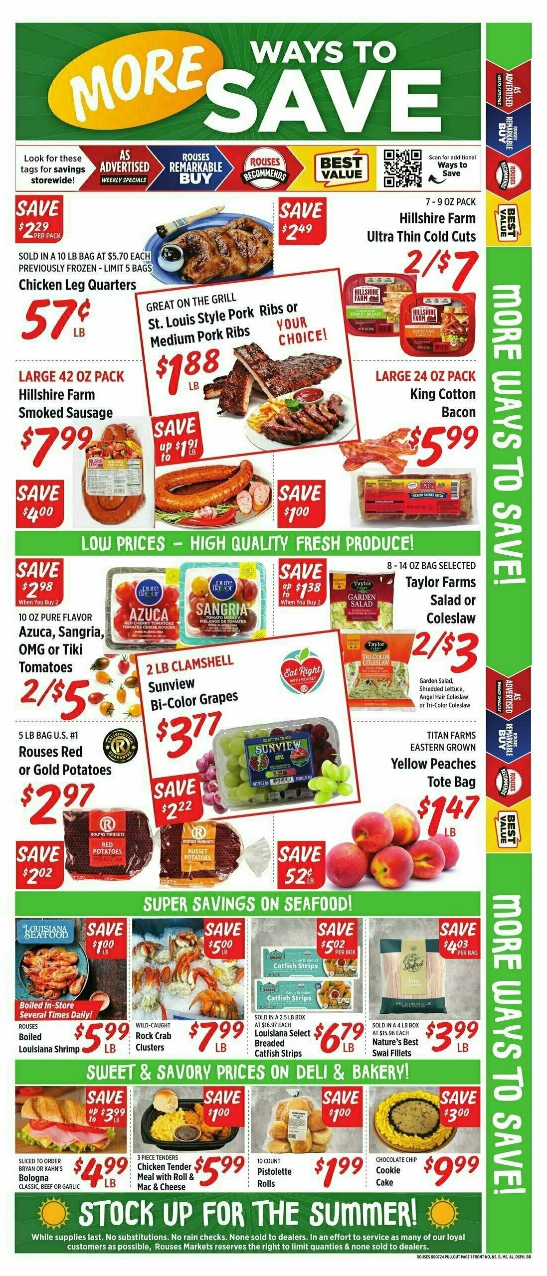 Rouses Markets Weekly Ad from August 7