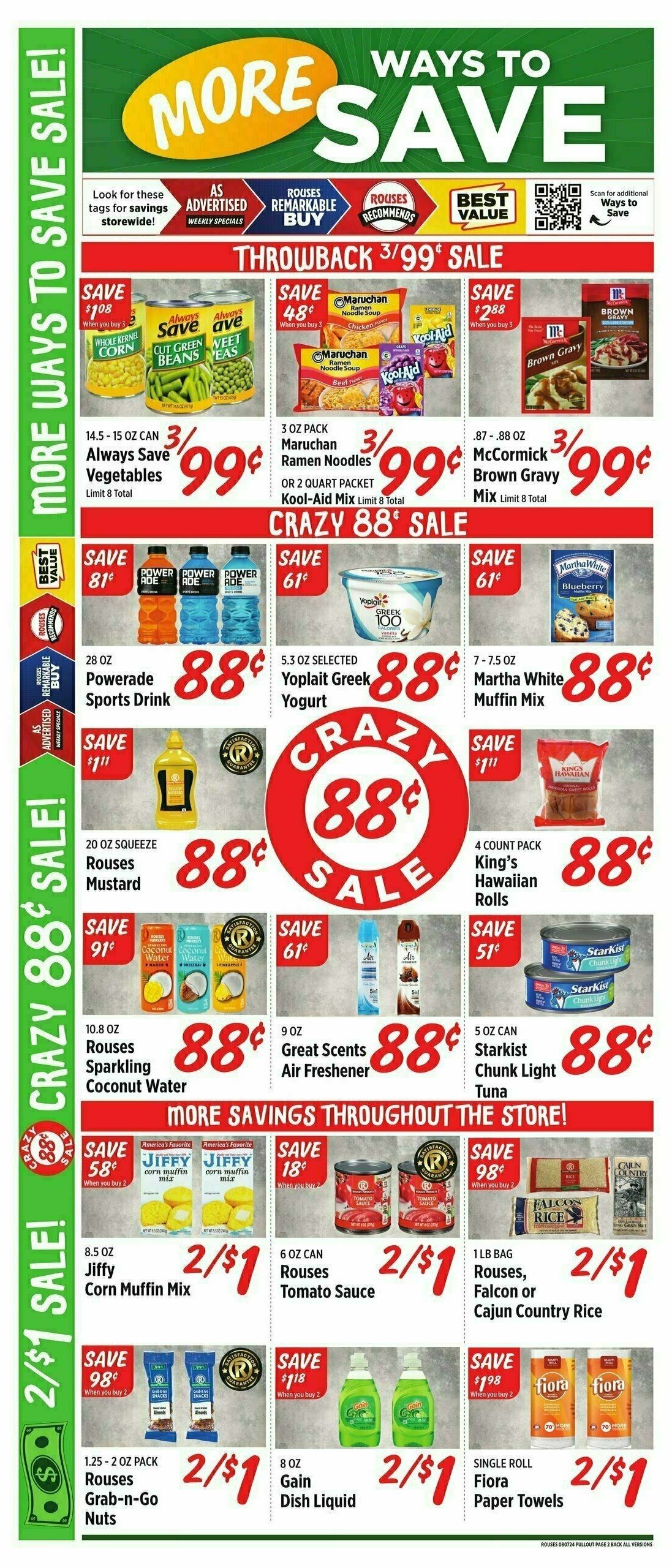 Rouses Markets Weekly Ad from August 7