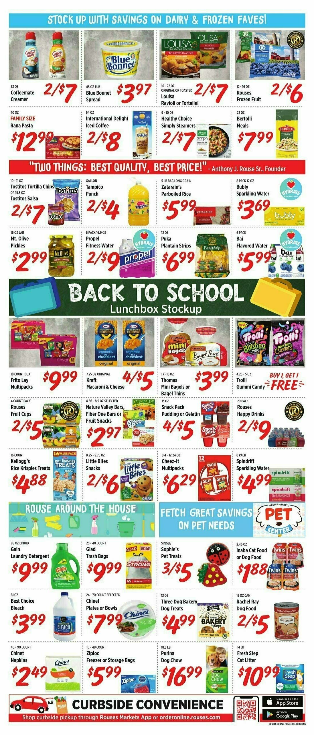 Rouses Markets Weekly Ad from August 7