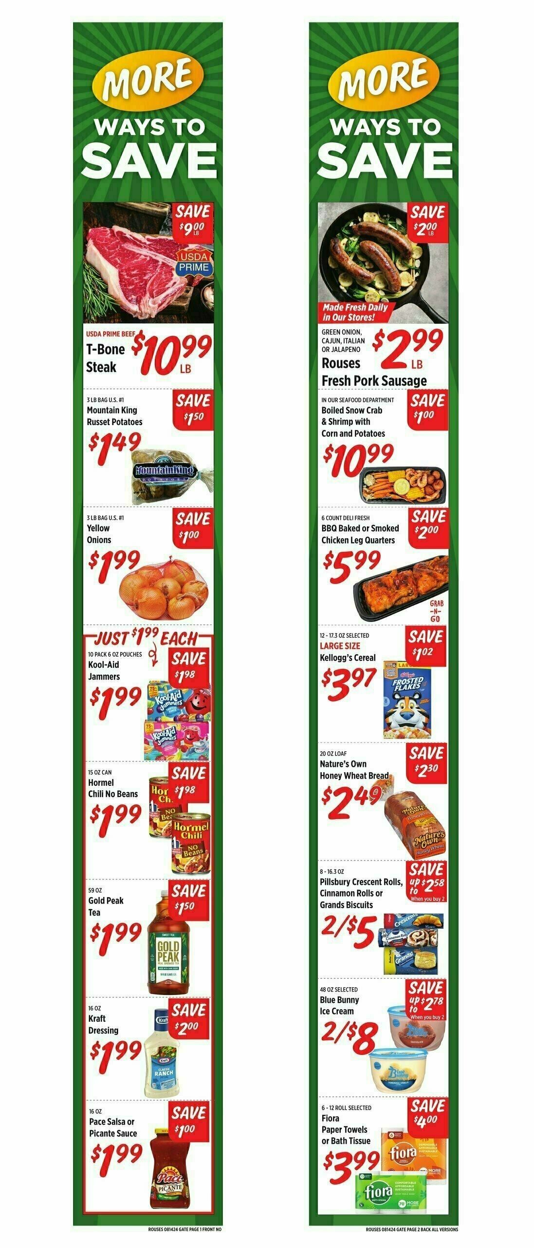 Rouses Markets Weekly Ad from August 14