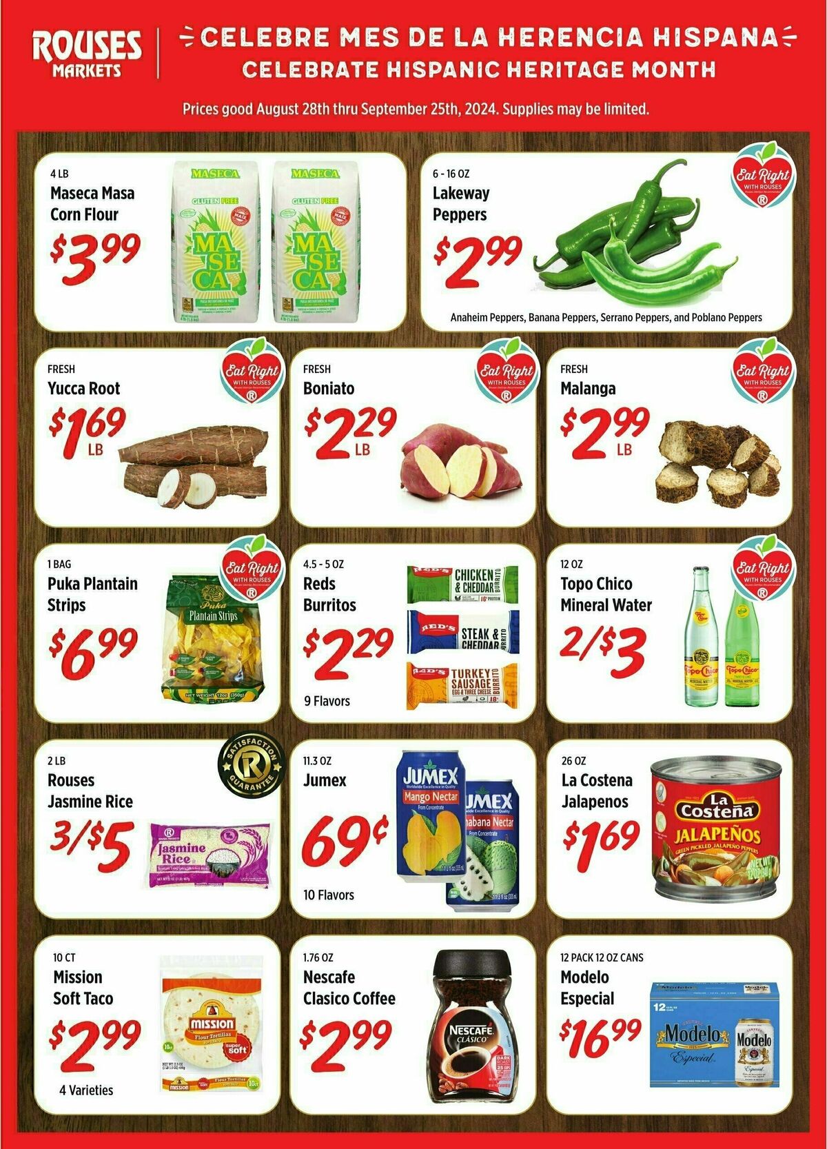 Rouses Markets Specialty Savings Weekly Ad from August 28