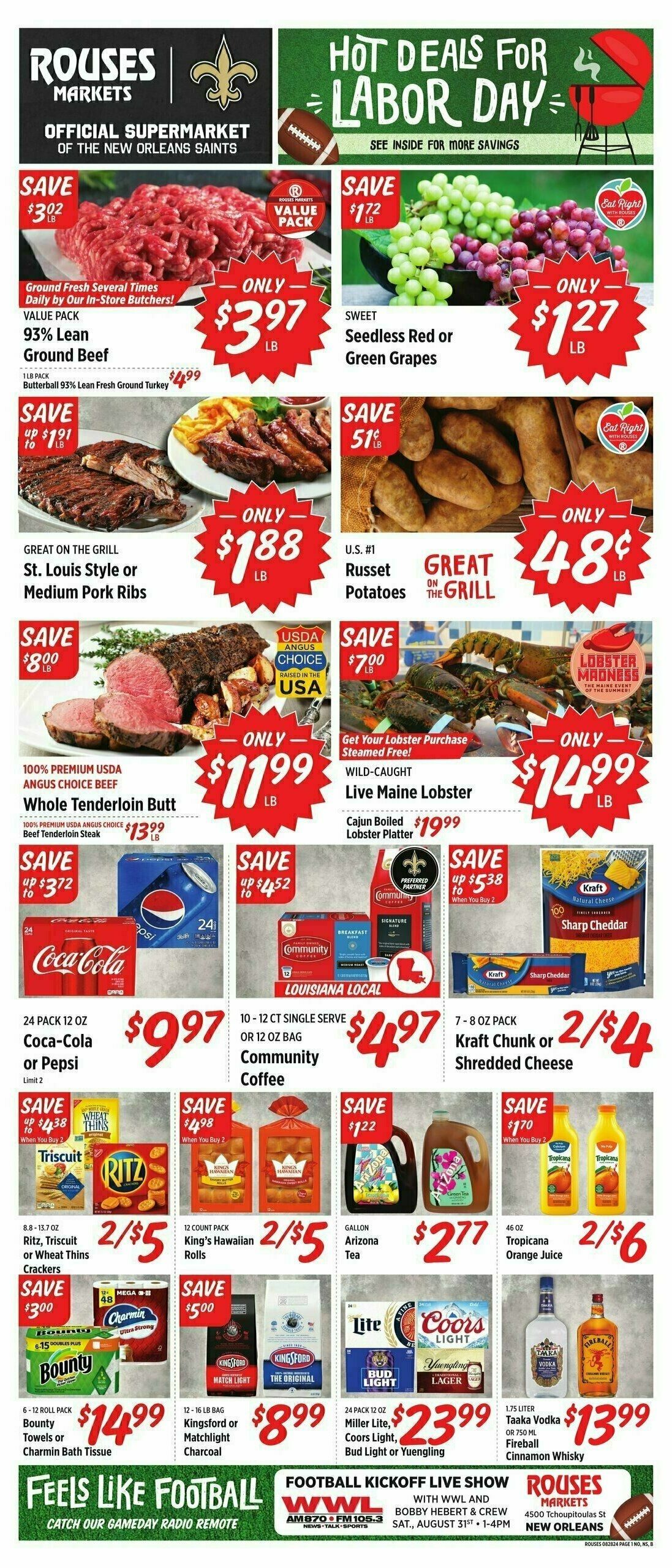 Rouses Markets Weekly Ad from August 28