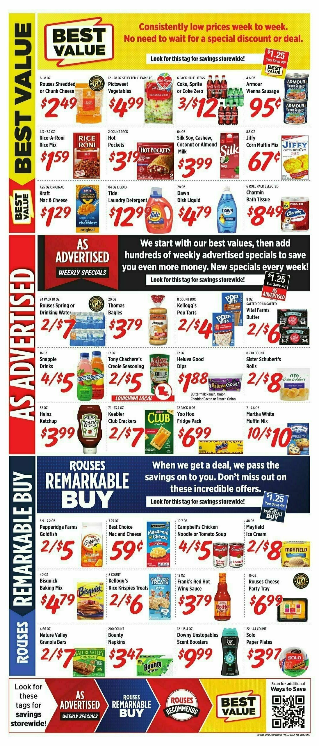 Rouses Markets Weekly Ad from September 4