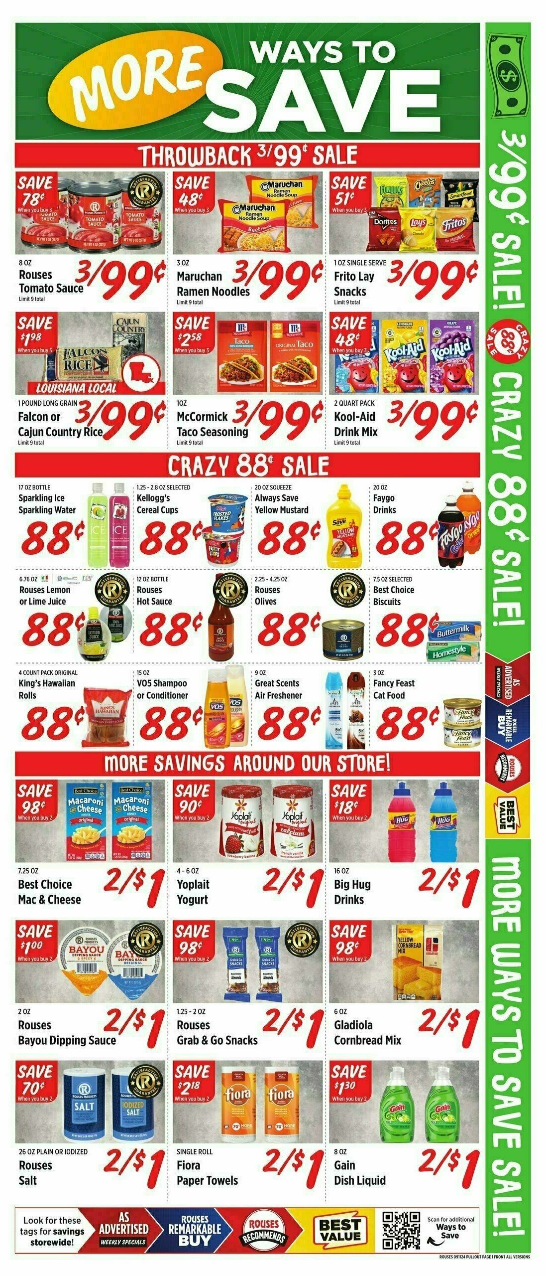 Rouses Markets Weekly Ad from September 11