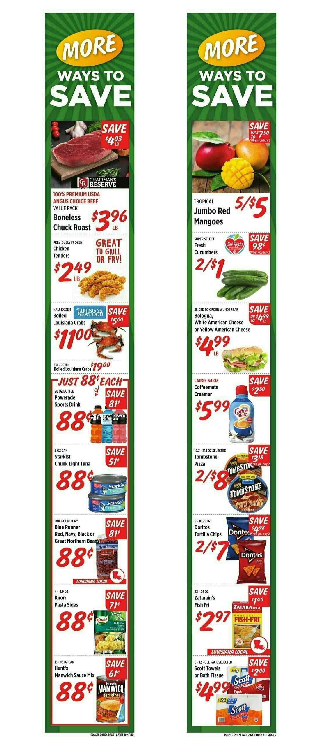 Rouses Markets Weekly Ad from September 11