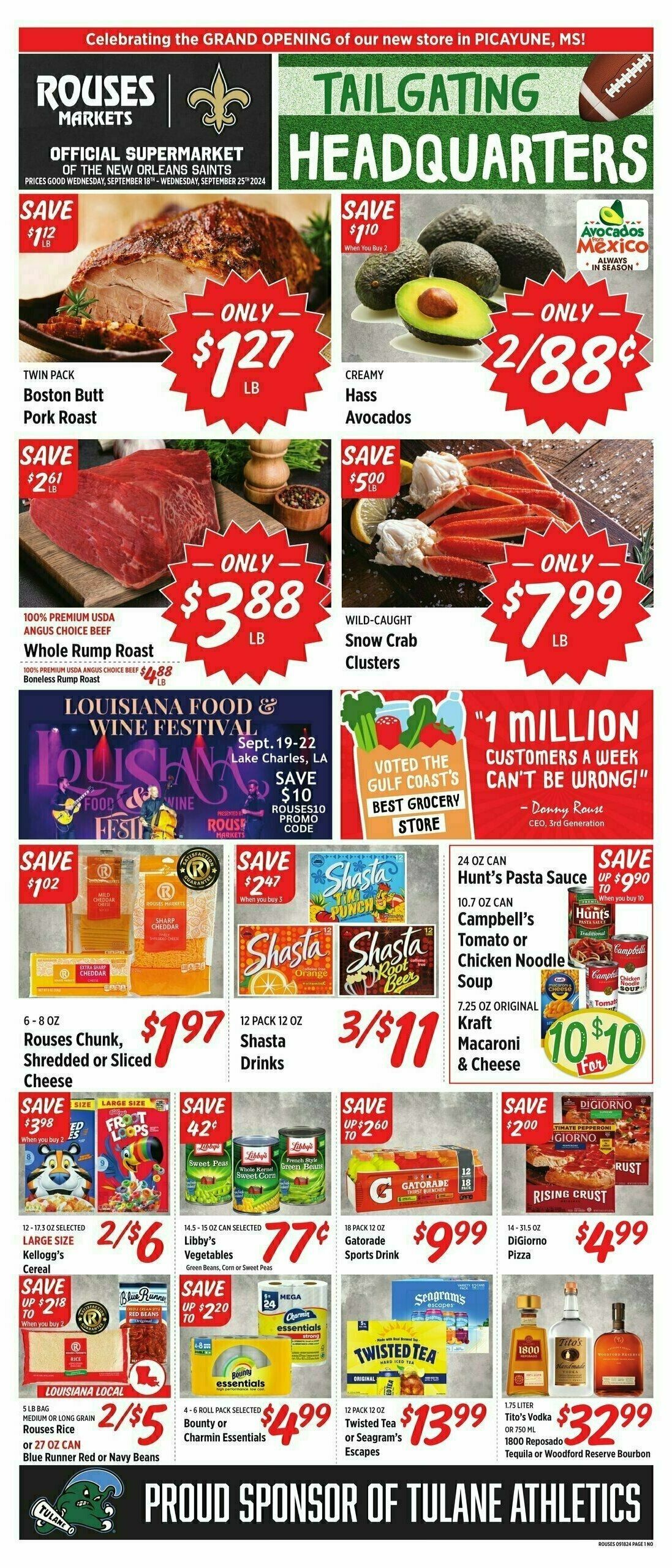 Rouses Markets Weekly Ad from September 18