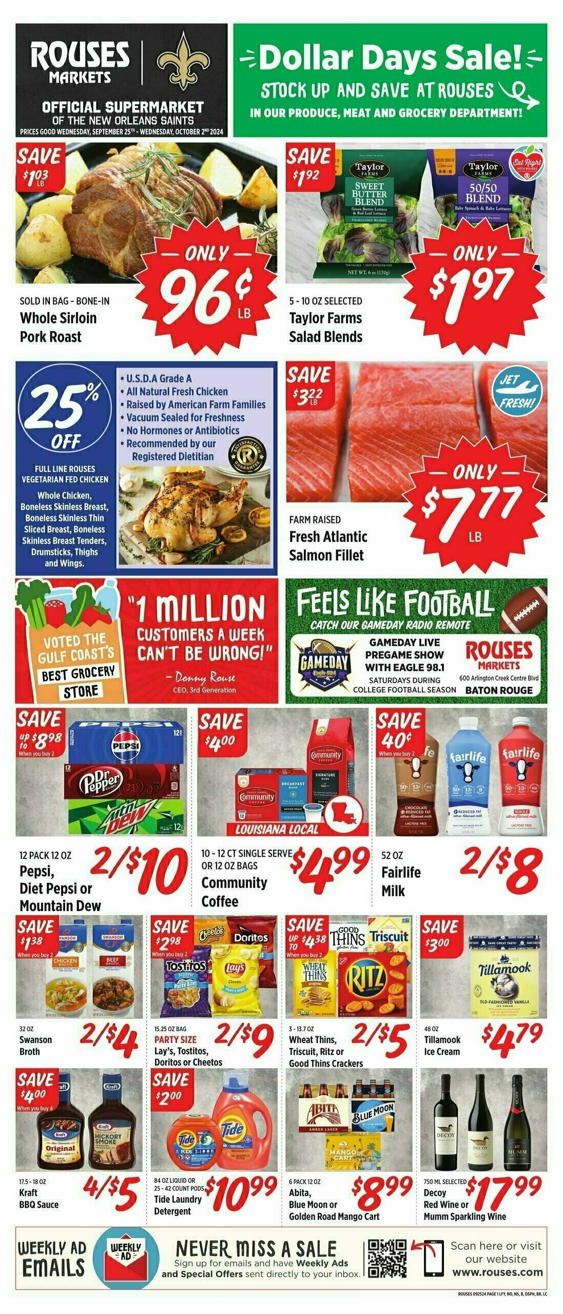 Rouses Markets Weekly Ad from September 25