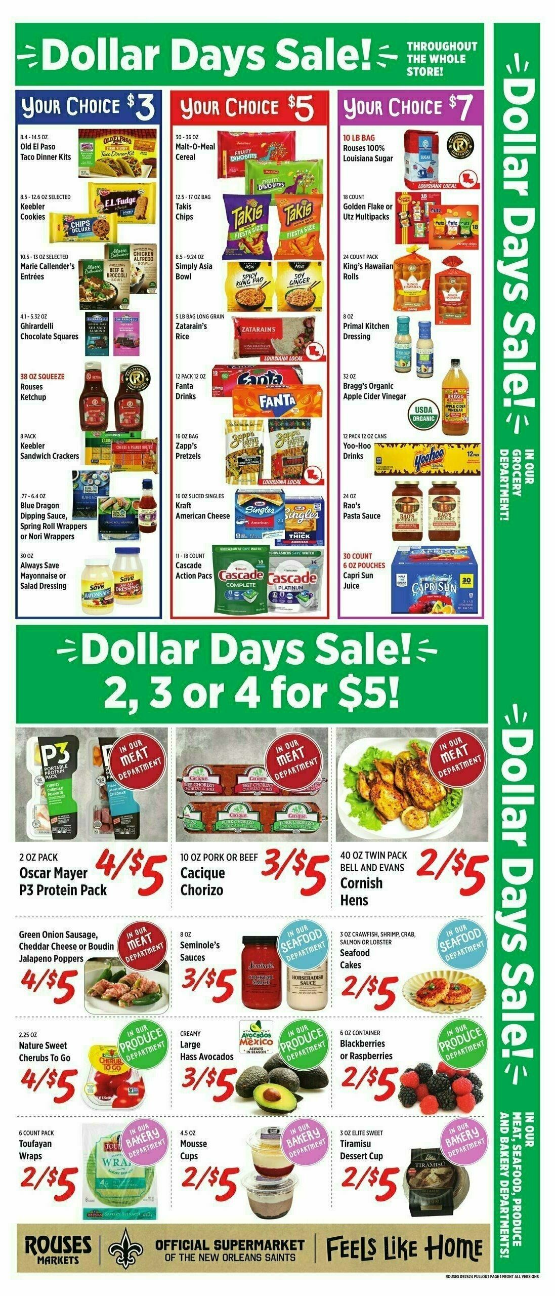 Rouses Markets Weekly Ad from September 25