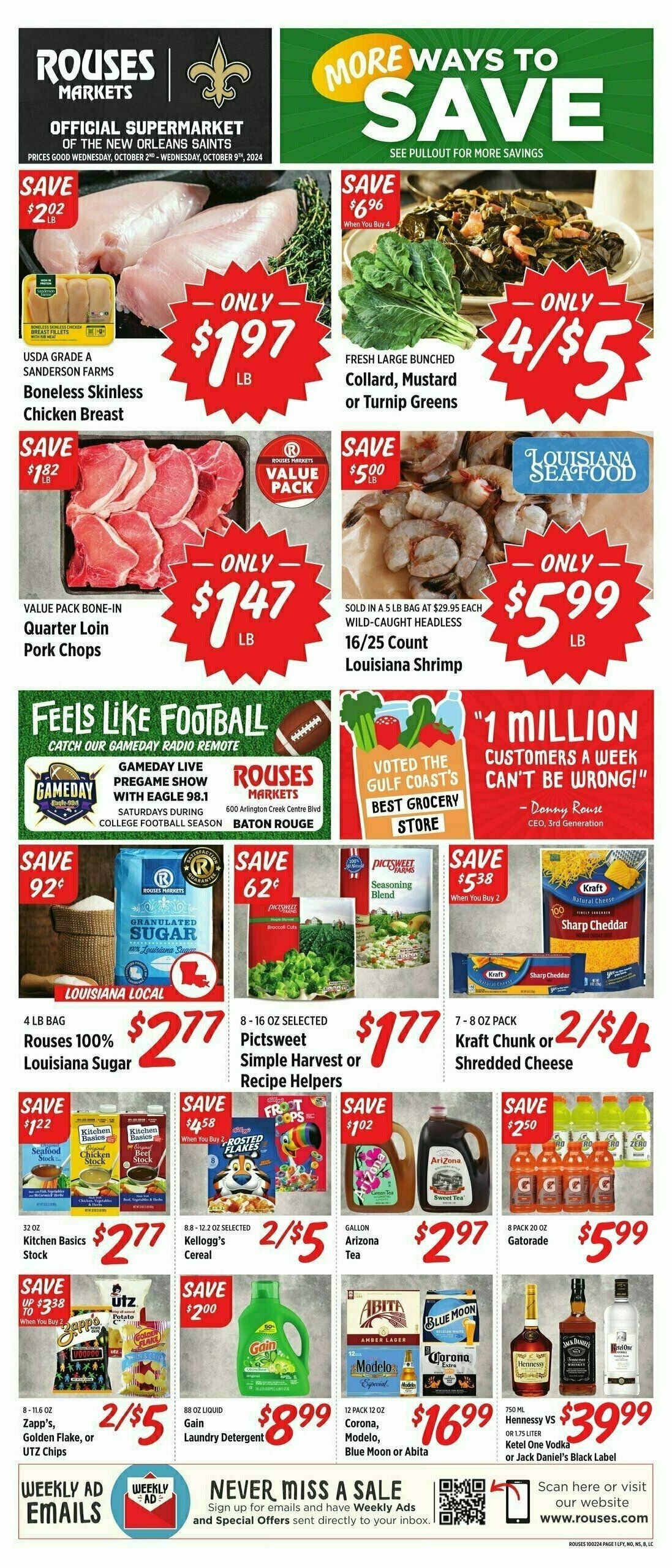 Rouses Markets Weekly Ad from October 2