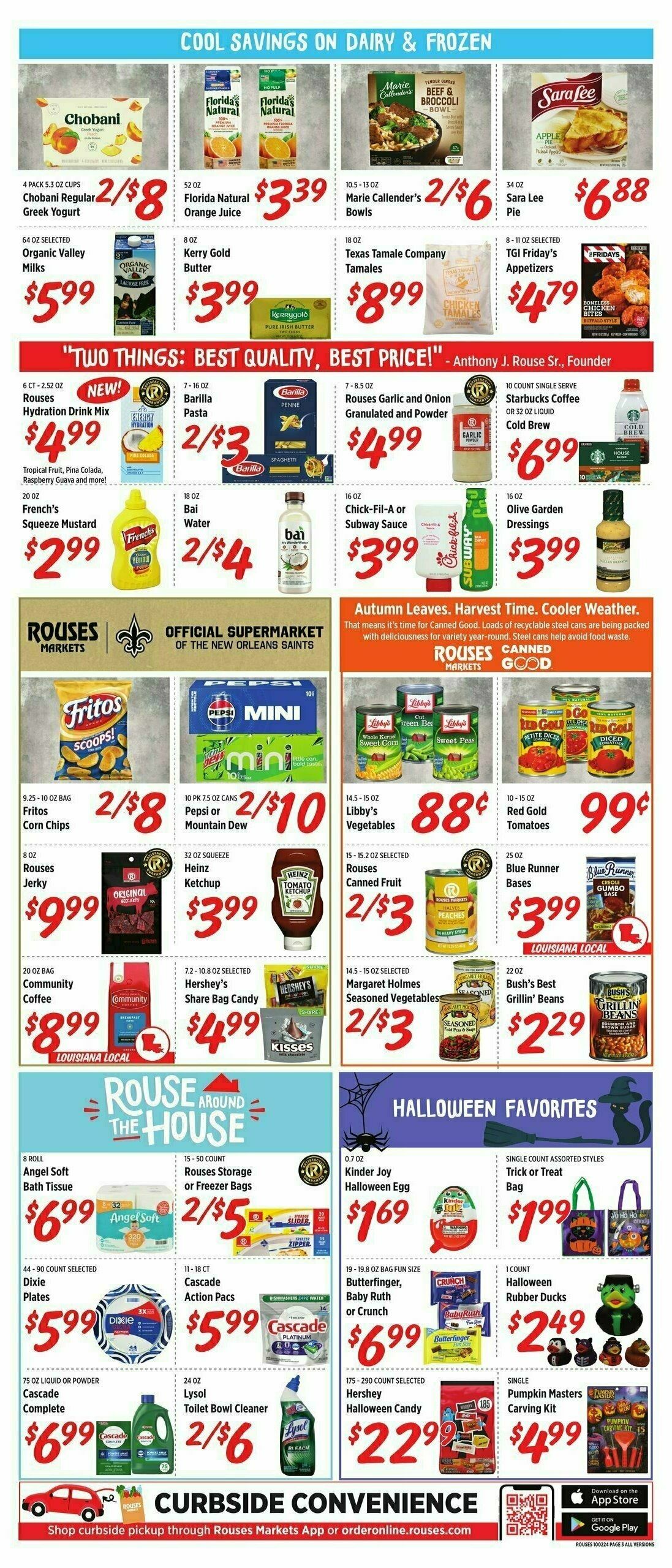 Rouses Markets Weekly Ad from October 2