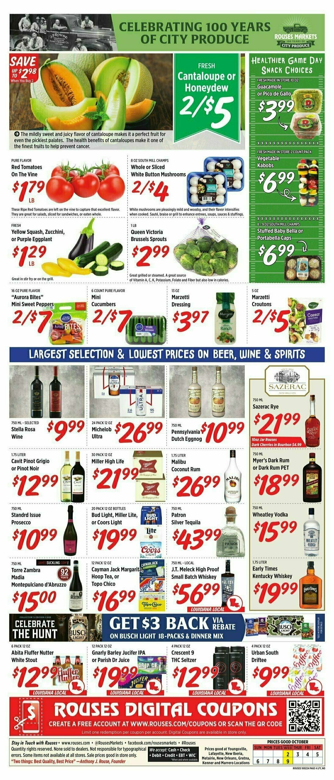 Rouses Markets Weekly Ad from October 2