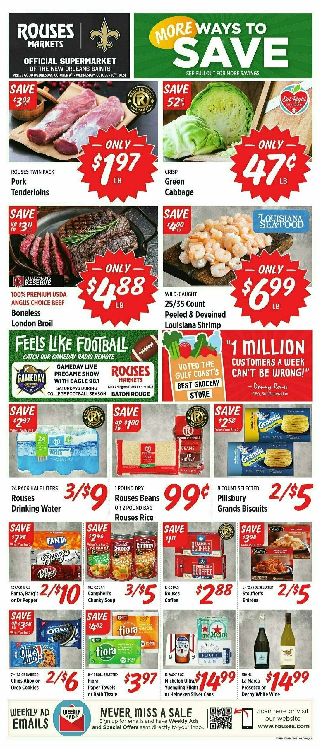 Rouses Markets Weekly Ad from October 9